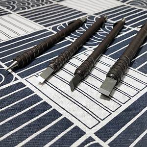 漆画材料贴蛋壳锋利钨钢刻刀篆刻刀蛋壳画石刻金缮漆艺材料