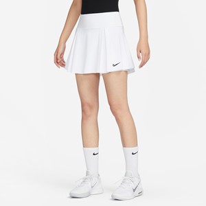 Nike耐克女子速干短裙春季高腰防走光百褶裙运动半身网球裙DX1422