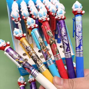 奥特曼自动铅笔创意卡通可爱ins风高颜值按动式免削下蛋笔活动笔0.5mm学生用奖品文具一年级幼儿园儿童礼物。