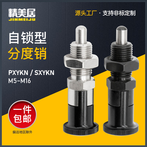 旋钮柱塞 弹簧柱塞自锁型分度销固定销子弹簧定位插销PXYKN/SXYKN
