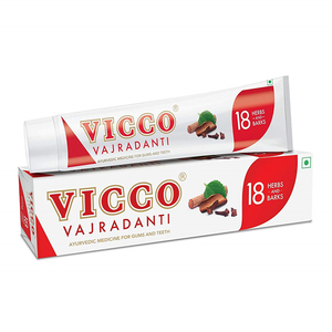 india印度vicco vajradanti ayurvedic toothpaste 牙膏 200g