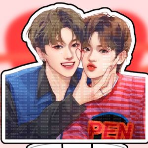 饭制黄明昊justin范丞丞捏脸卡通q版亚克力立牌set应援周边礼物