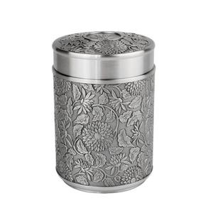 大马锡tumasek马来西亚锡器 梅兰竹菊茶叶罐 生日礼物高档锡制商
