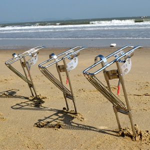 自动钓鱼弹竿海杆自动弹跳支架全地插炮台用品弹钓器双弹簧起竿器