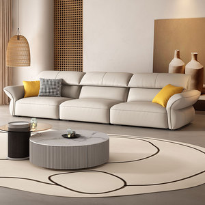 顾家沙发布艺客厅转角