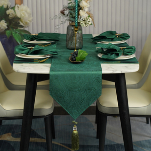 桌旗轻奢高端茶几布艺欧式餐桌装饰长条布美式现代简约床旗床尾巾