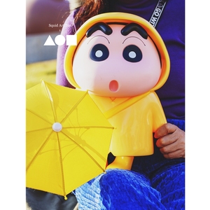 1:1雨衣蜡笔小新手办系列日本动漫新之助潮玩生日礼物超大号摆件
