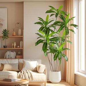 仿真假高端轻奢仿生绿植植物装饰室内客厅巴西木落地摆件盆栽造景
