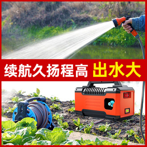 锂电池抽水泵浇菜机浇水神器农用浇地菜园灌溉充电式抽水机器电动