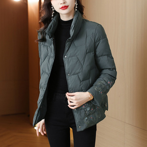 正品哥弟新款秋冬羽绒服加厚时尚棉服女装贵夫人短款棉衣棉袄外套