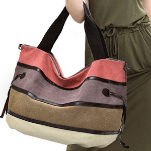 大容量冬款潮流日韩版女包单肩手提包斜挎大包包帆布旅行包行李袋