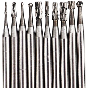 高峰低速钨钢车针 牙科技工直机打磨抛光 裂钻球形倒锥形圆柱精雕