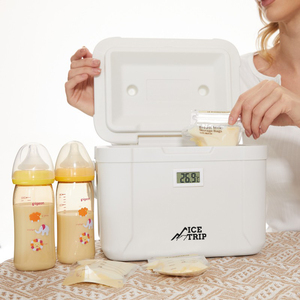 冰途母乳储奶保温箱带温度计便携式手提车载冰箱保冷保鲜冷藏包5L
