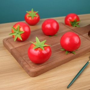 仿真西红柿假蔬菜模型店铺番茄蔬果样品摆设橱窗展厅拍摄儿童道具
