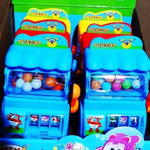 金稻谷糖果机玩具超级飞侠糖果机摇奖机升级版男女孩玩具分享礼物