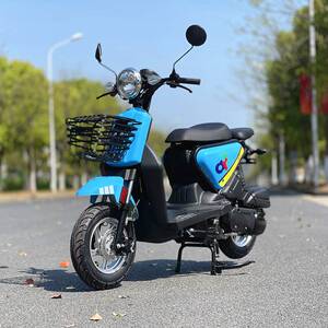 国四电喷小踏板车摩托车50cc轻便型燃油助力车省油外卖可上蓝牌