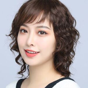 假发女长发卷发新式发套真人发丝女士短发造型全头套自然修脸夏