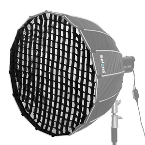 喜乐仕90cm十六角快装型柔光箱蜂巢影格格栅影视外拍照专柔伞式