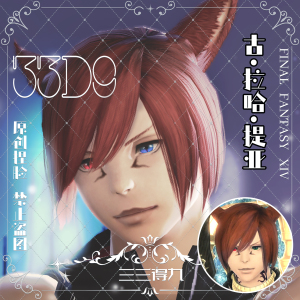 最终幻想14 ff14捏脸数据猫男小红猫异瞳版古拉哈提亚水晶公5.