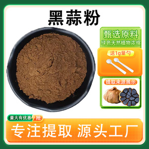 黑蒜粉99% 发酵黑蒜浓缩 黑蒜素 大蒜发酵提取物食品级水溶性散装