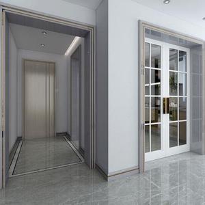 高档灰色大理石阳台垭口门套收调边人轻奢造石飘窗面套板边框线条