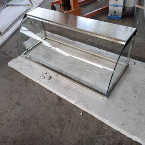 定做卤肉玻璃罩凉菜熟食小吃防尘罩钢化食品玻璃罩生鲜超市展示罩