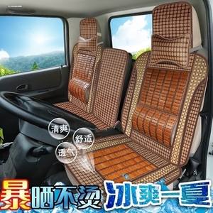 中国重汽豪沃轻卡悍将统帅货车专用汽车坐垫HOWO重卡夏季凉席座套