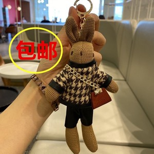 包包挂饰 ins潮兔创意日系时尚布偶挂件可爱毛绒公仔女高档钥匙扣