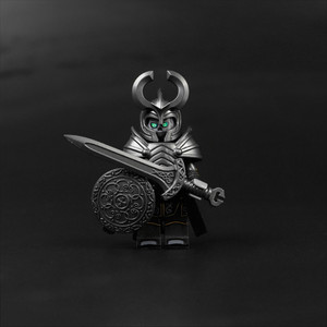 兼容乐高人仔中世纪骑士第三方积木小人偶古代士兵男孩拼装玩具