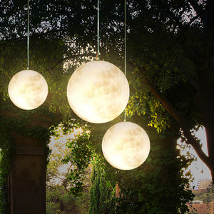 户外吊灯月球灯防水挂树灯商业室外景观布置氛围灯凉亭灯庭院吊灯