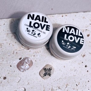 NAILLOVE彩绘胶黑白拉线高饱和度画线胶浮雕立体胶美甲店用彩绘胶