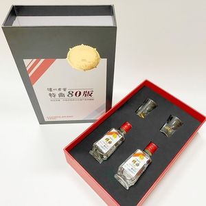 泸州老窖特曲80版小酒52度浓香型白酒50ml单瓶装品鉴收藏酒迷你版