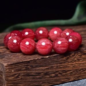 披毛犀牛角红料手串把玩收藏送礼鱼籽纹竹丝纹爆满