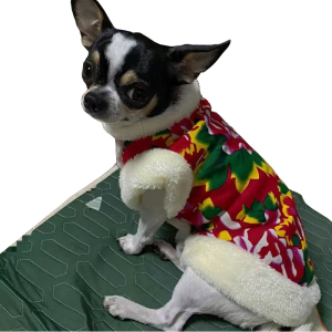 吉娃娃专用衣服宠物东北大花棉袄小狗狗衣服秋冬装比熊小型犬衣服