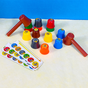 打地鼠叠叠杯手眼脑协调训练教具儿童互动玩具锻炼速叠杯桌面游戏