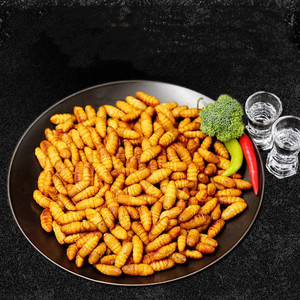 蚕蛹新鲜金丝蛹鲜活速冻蜂蛹山东金丝蛹黄金蝉蛹蚕柞蚕蛹顺丰包邮