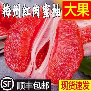 广东梅州三红蜜柚红心带箱精选大果红肉柚子新鲜应季水果整箱10斤