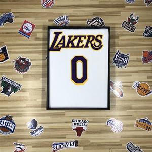 湖人0号尼克杨复古球衣球裤套装21号jr史密斯sw男女热压定制球服_阿里