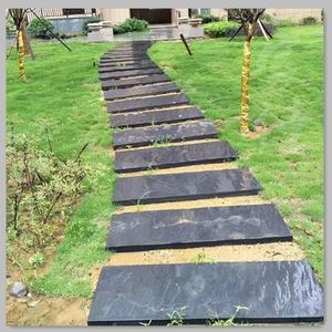 青石板垫脚石踏步石室外自然加厚汀步石机切面室内地面砖文化石