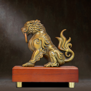 龙九子摆件狴犴饕餮蚣蝮睚眦狻猊椒图赑屃螭吻蒲牢纯铜装饰工艺品