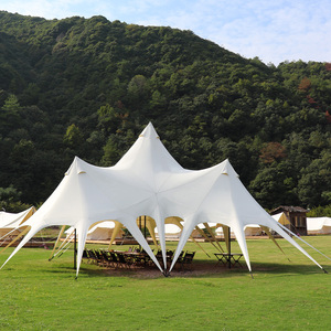 网红户外超级大八爪鱼云顶万重山三峰天幕牛津布帐篷二合一遮阳棚