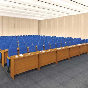 厅阶梯教室椅影院礼堂厅连排椅椅报告定制厅椅子会堂课桌椅写字板
