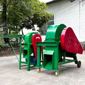 大型中药材切片机家用草药树根切斜片机木材商用鸡血藤削片机刨片