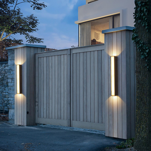 壁灯洗墙灯户外防水双头室外门前灯花园庭院别墅大门两侧柱子灯
