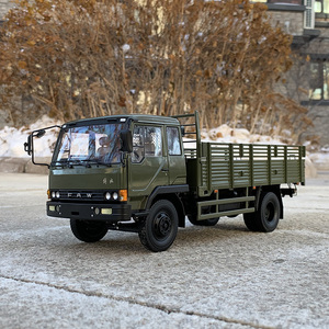 1:24世纪龙原厂解放j3军卡车解放第三代卡车合金仿真汽车模型