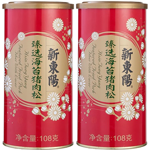 新东阳不添加豆粉猪肉松108g*1罐装健康美味早餐拌饭寿司零食烘焙