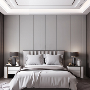 硬包背景墙沙发电视直播间卧室床头客厅现代简约轻奢纯色软包定制