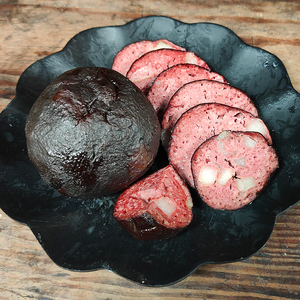 猪血丸子正宗湖南湘西农家特产自制柴火烟熏纯手工血巴