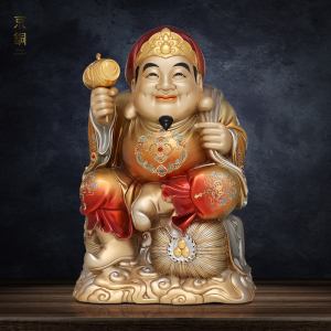 京铜造物密宗佛像大黑天财神招财家用纯铜大黑天菩萨供奉神像摆件