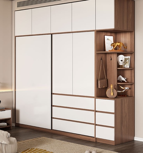 白色胡桃木衣柜